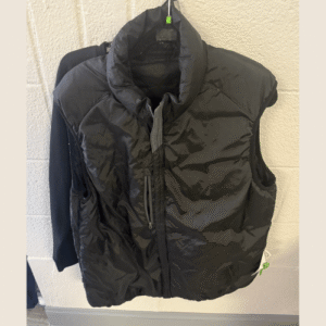 45. Black Puffer Vest - (Women's)